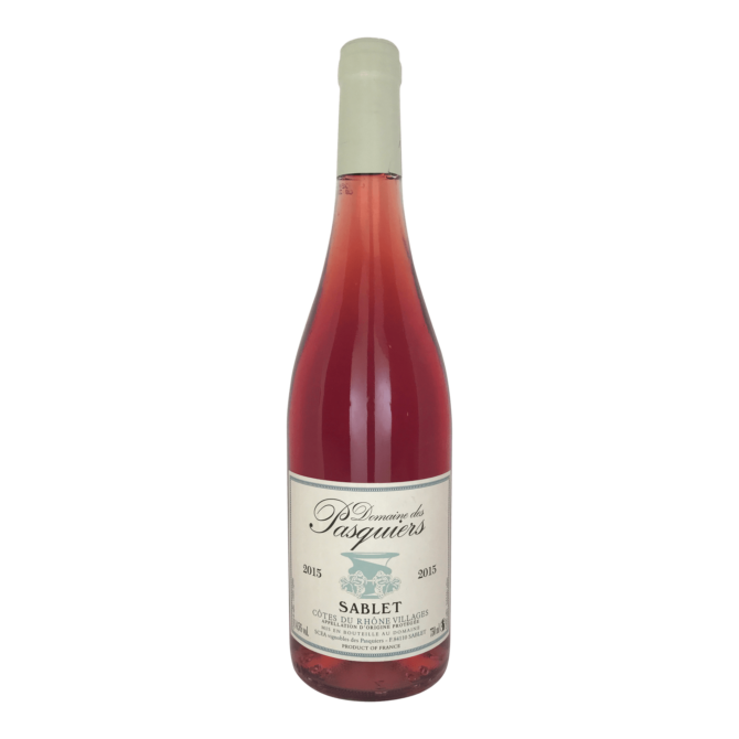 Sablet Rosé "Côtes du Rhône Villages" Domaine des Pasquiers (økologisk)